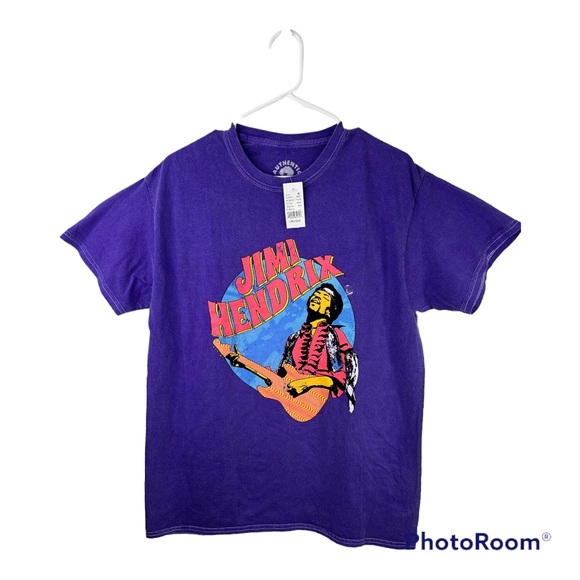 Jimi Hendrix Purple Vintage-Inspired Graphic Band T-Shirt Size Large - Picture 2 of 7